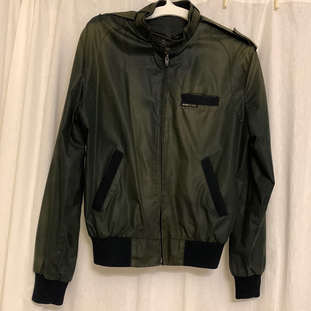 Members Only Forest Green Racer Jacket